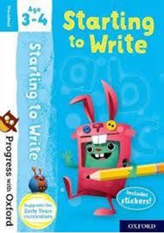 Picture of Progress with Oxford: Starting to Write Age 3-4