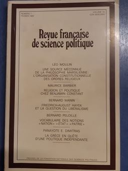 Image sur Revue française de science politique vol. 33, n. 4