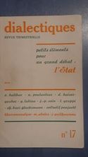 Picture of Revue Dialectiques - L'Etat (Poulantzas, Balibar)