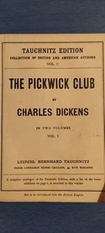 Picture of The Pickwick Club, Vol.1&2