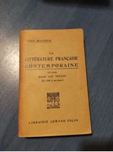 Εικόνα της La littérature française contemporaine