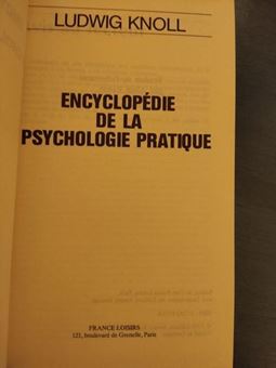 Image sur Encyclopédie de la psychologie pratique