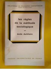 Picture of Les règles de la méthode sociologique 