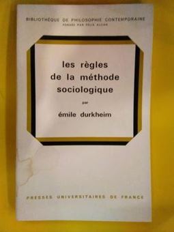 Picture of Les règles de la méthode sociologique 