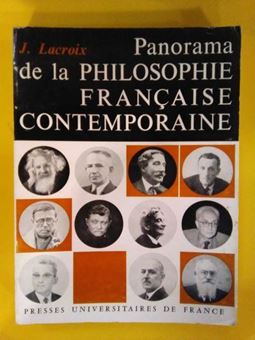 Image sur Panorama de la philosophie française contemporaine