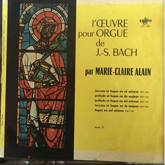 Picture of L'Œuvre Pour Orgue De J. S. Bach - Marie-Claire Alain (Vinyl)