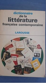 Image sur Dictionnaire de la littérature française contemporaine