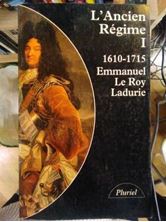 Picture of L'ancien régime, 2 volumes : 1610-1715 puis 1715-1770