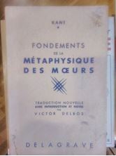 Εικόνα της Fondements de la métaphysique des moeurs