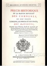 Picture of Précis historique de la maison impériale des Comnènes