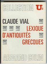 Image de Lexique d'antiquités grecques