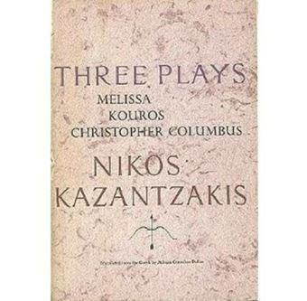 Image sur Three Plays: Melissa, Kouros, Christopher Columbus