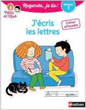 Image de J'écris des lettres avec Mila et Noé - Cahier effaçable. Niveau 1