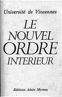 Le nouvel ordre intérieur