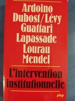 Image sur L'intervention institutionnelle