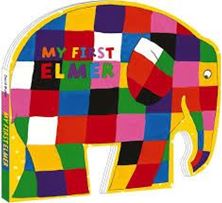 Εικόνα της My First Elmer : Shaped Board Book