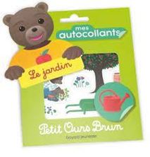 Image de Mes autocollants Petit Ours Brun - Le jardin