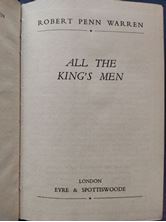 Εικόνα της All the King's Men (first english edition)