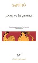 Image de Odes et fragments (ed. bilingue)