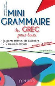 Mini grammaire du grec pour tous